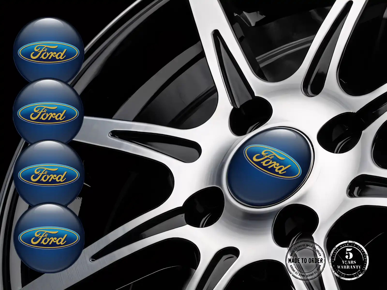 Ford Decal Rims Edition Custom Wheel Emblems